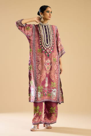 Rajdeep Ranawat Ghazala Floral Print Tunic 