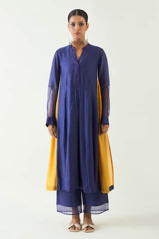 Shivani Bhargava Kriya Embroidered Placket Kurta 