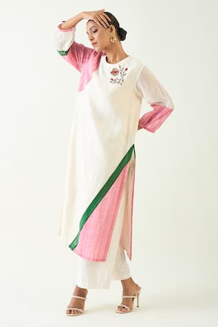 Shivani Bhargava Mohini Anaar Hand Embroidered Kurta 