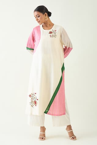 Shivani Bhargava Mohini Anaar Hand Embroidered Kurta Set 