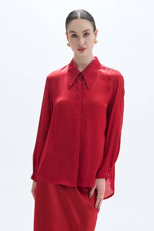 Classic High-Low Hem Shirt 