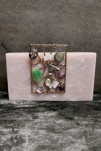 Adwita Bags & Jewels The Geometric Jaal Clutch 