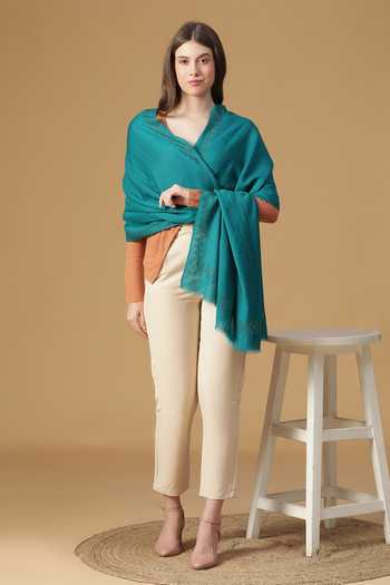 Shingora Swarovski Embellished Border Shawl 