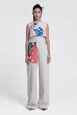 Pocketful Of Cherrie Edo Muse Printed Trouser 