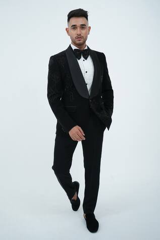 Zardozi Embroidered Tuxedo Set 
