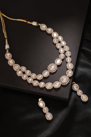 Jiya Layered Embellished Necklace Set 