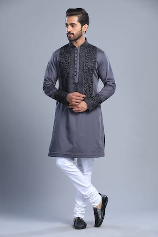 Char Chaand Threadwork Embroidered Kurta 