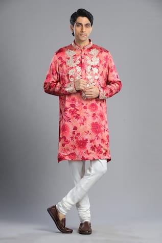 Char Chaand Floral Print Kurta 