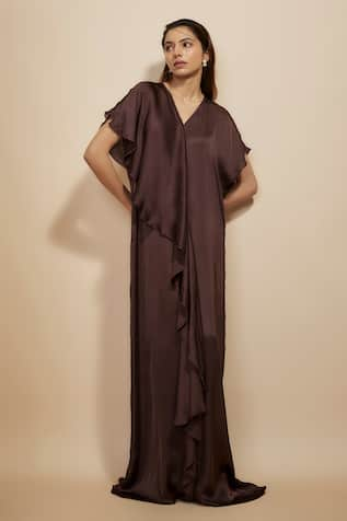 Masumi Mewawalla Plain Layered Kaftan 