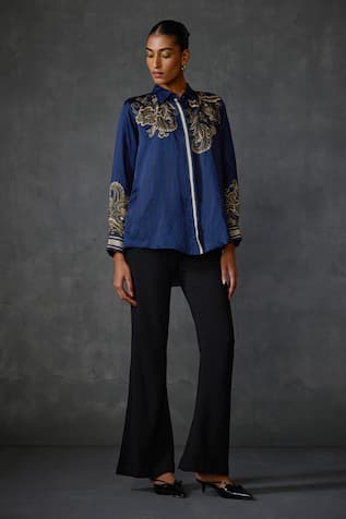 Namrata Joshipura Paisley Embroidered Shirt 