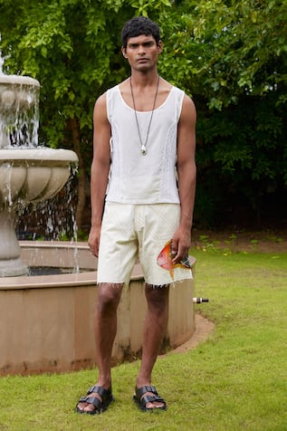 Carpenter Patchwork Shorts 