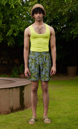 Star Fish Silk Shorts 