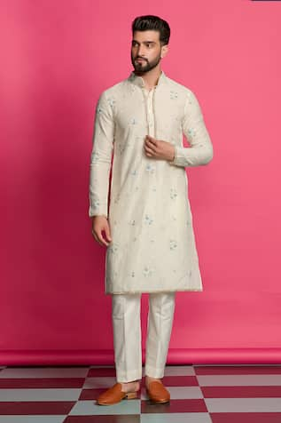 Priyanka Jain Sequin Embroidered Kurta Set 