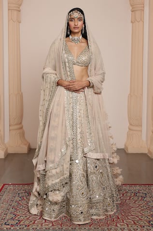 Arpita Mehta Paisley Embroidered Bridal Lehenga Set 