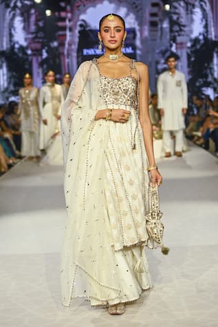 Payal Singhal Chikankari Embroidered Anarkali Set 