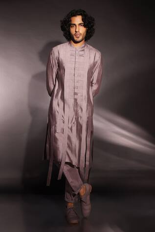 Studio Error Short Track Pintuck Kurta 