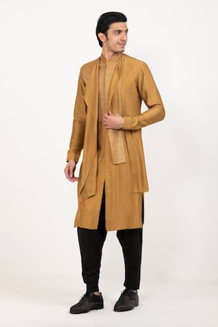 studio error Layered Textured Kurta 