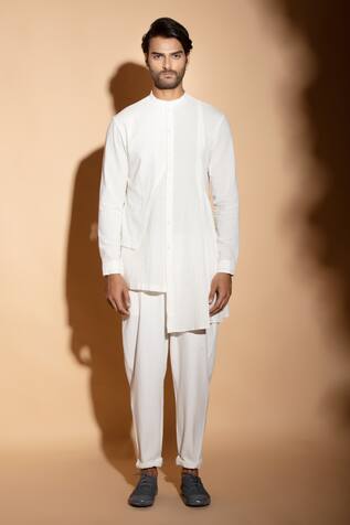 studio error Hand Embroidered Asymmetric kurta 