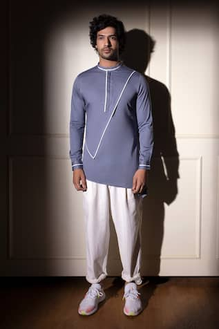 studio error Solid Layered Short Kurta 