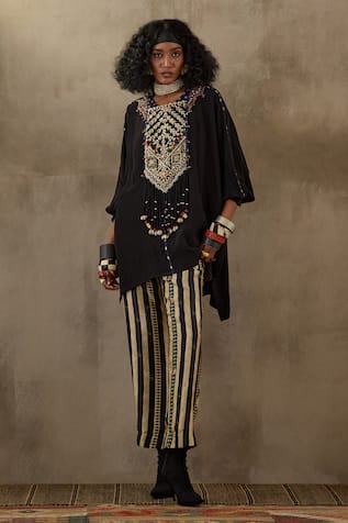 ASEEM KAPOOR Thread Embroidered Kurta & Trouser Set 