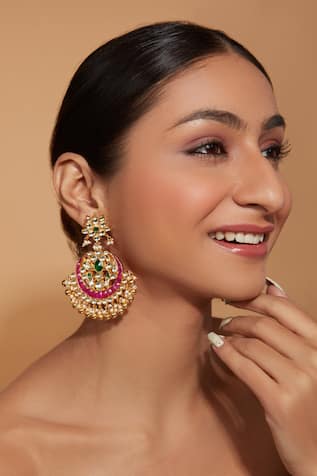 Stone Embellished Chandbalis 