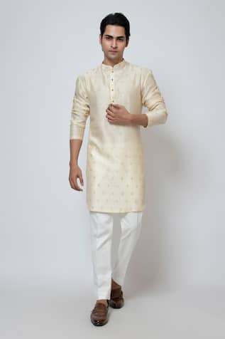 YOSEBA Buttercup Embroidered Kurta With Pant 