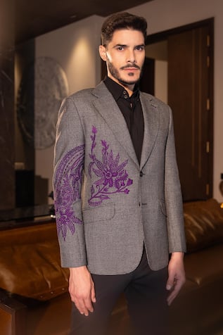 Resham Embroidered Blazer 