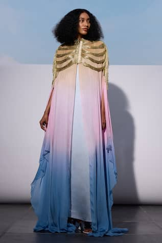 AKHL Hand Dyed Ombre Kaftan 