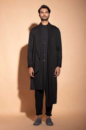 Studio Error Draped Neckline Kurta 