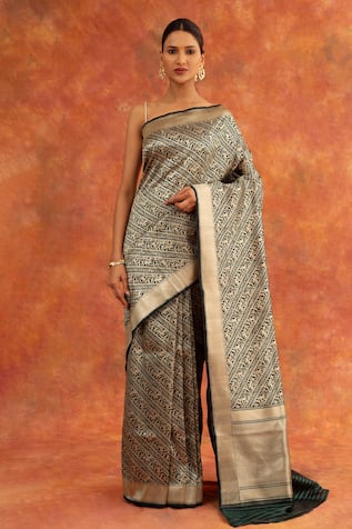 Neitri Angelica Animal Motif Handwoven Saree 