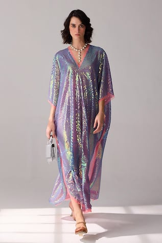 Verb by Pallavi Singhee Sequin Embellished Kaftan 