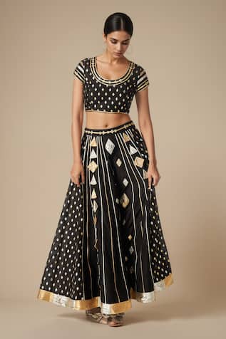 Geometric Gota Work Blouse 
