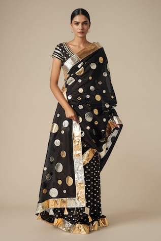 Gulabo by Abu Sandeep Circle Gota Work Saree 