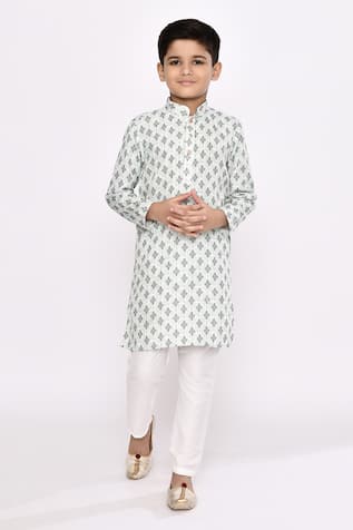 Arihant Rai Sinha Floral Pattern Kurta With Pyjama 