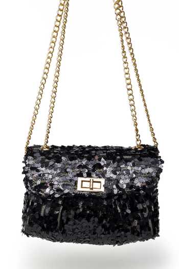 SG Collection By Sonia Gulrajani Trish Sequin Embellished Sling Bag 