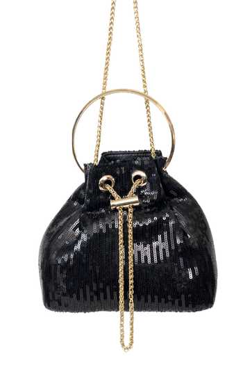 SG Collection By Sonia Gulrajani Tara Sequin Work Bucket Bag 