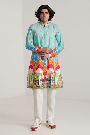 Blushing Couture by shafali Printed Kurta & Pant Set 