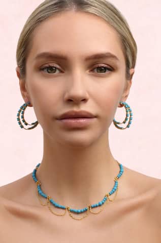 Bead Embellished Necklace 