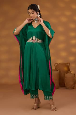 Isha Gupta Tayal Draped Kurta & Pant Set 