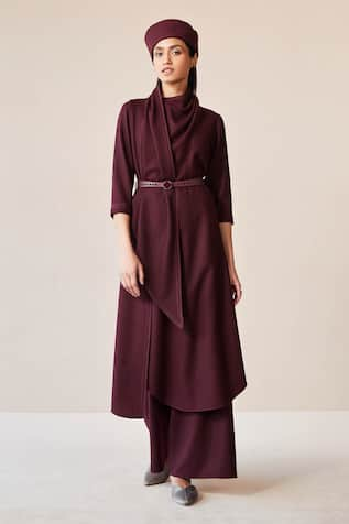 AMPM Razan Straight Tunic Palazzo Set 