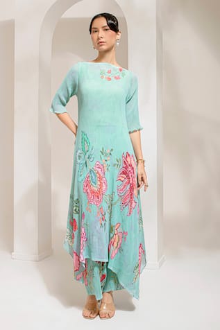 PREETI MEHTA Pearl Work Kurta With Pant 