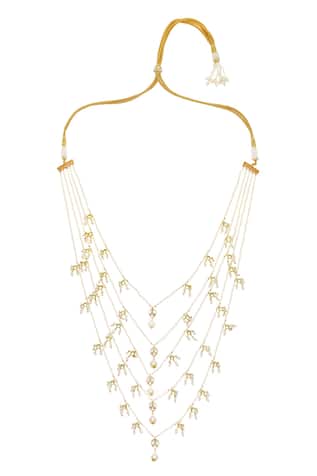 MAISARA JEWELRY Patram Kundan Panchlada Necklace 