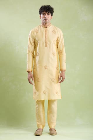 Floral Cutdana Embroidered Bundi Set 
