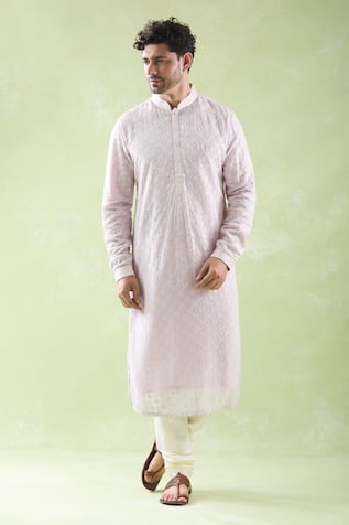 Arihant Rai Sinha Embroidered Kurta & Churidar Set 