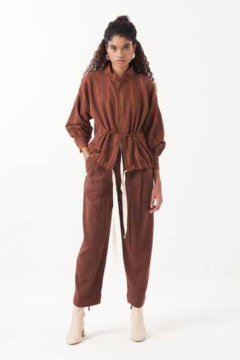Three Solid Three Pleat Pant 