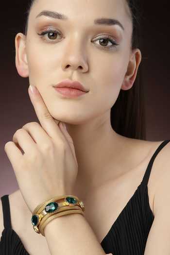 Bijoux By Priya Chandna Crystal Link Bracelet 