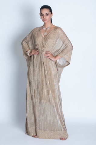 ORU PRET Shimmer Pleated Kaftan 