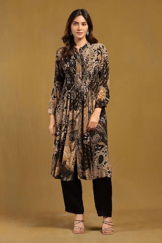 Ritu Kumar Dewey Pleated Kurta 