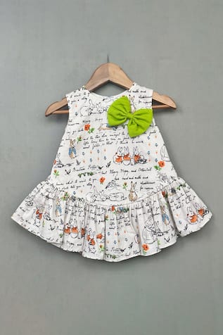 Label Neeti Peter Rabbit Print Dress 