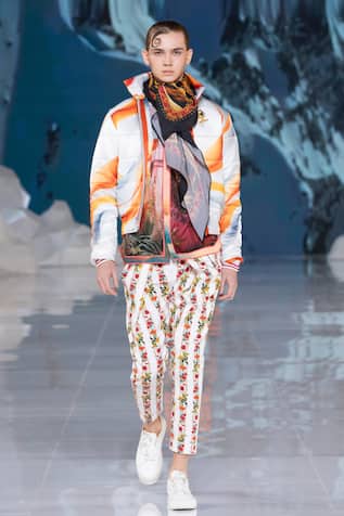 MR. Ajay Kumar Karakoram Light Down Printed Parka 